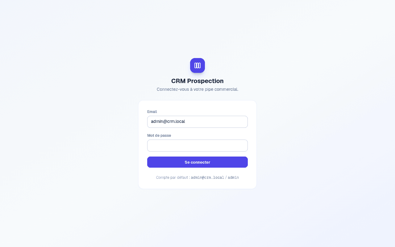 Site internet réalisé pour Sarah CRM, application métier à France
